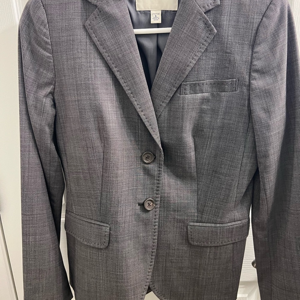 Banana Republic Gray Sport Coat Tailored Fit